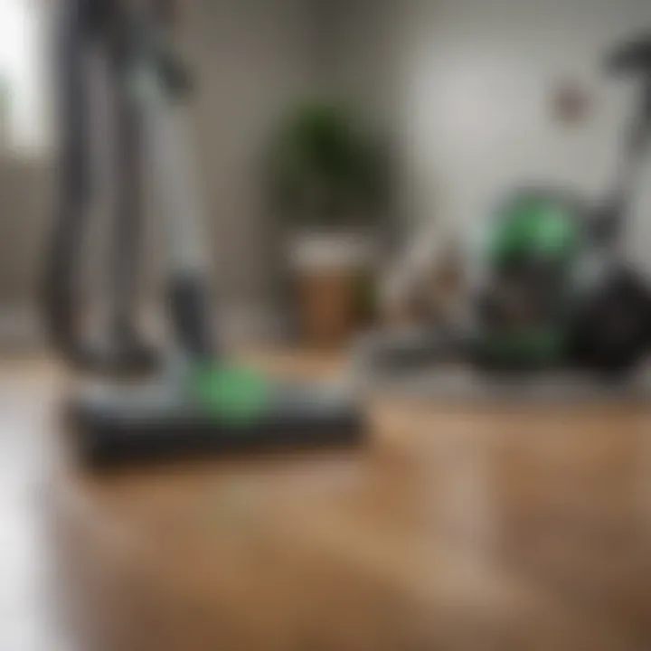 Comparison of suction power in different vacuums