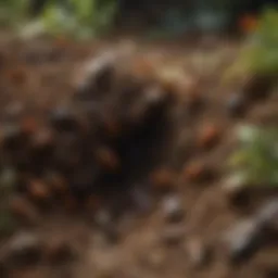 Diverse soil insect species contributing to ecosystem health