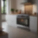 Sleek design of a smart counter oven in a modern kitchen setting