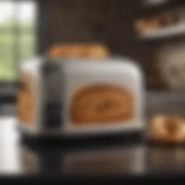 Elegant toaster designed for perfectly toasting bagels