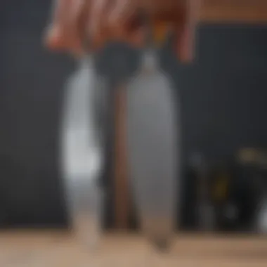 Close-up of durable stainless steel blender blades