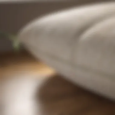 Orthopedic bamboo pillow designed to alleviate pressure points and promote spinal alignment