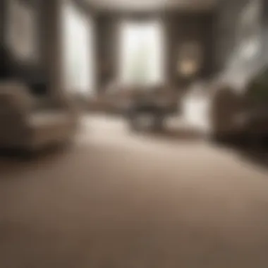 Impact of New Carpet on Interior Design A beautifully decorated room with freshly installed carpet