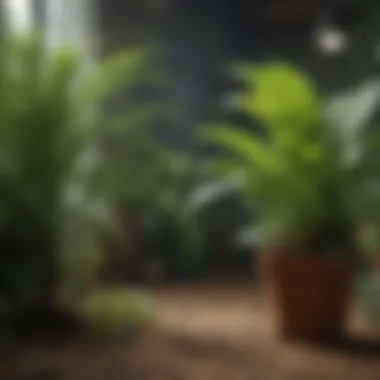 Comparison of Healthy and Gnat-Infested Plants Healthy plant vs. gnat-infested plant