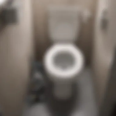 Internal Components of a Toilet Diagram illustrating the internal components of a toilet