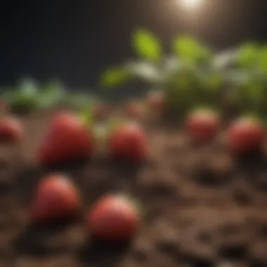 Healthy soil composition for growing strawberries