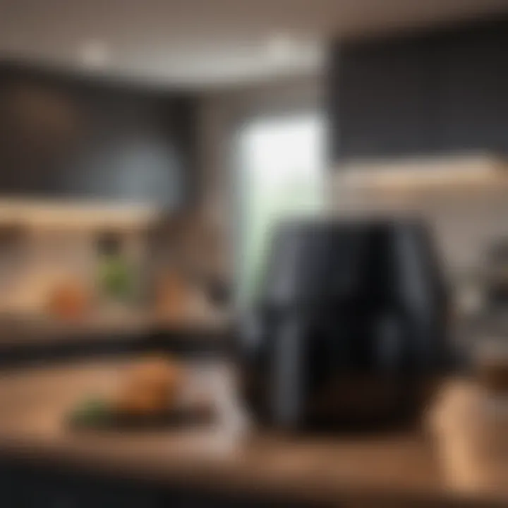 Elegant kitchen featuring the Ninja air fryer