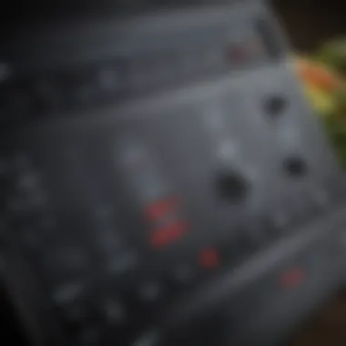 User-Friendly Control Panel of a Vitamix User-friendly control panel on a Vitamix blender