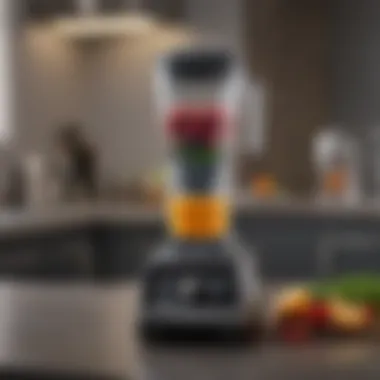 Vitamix blender in a modern kitchen setting