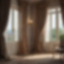 Elegant curtain designs enhancing room aesthetics