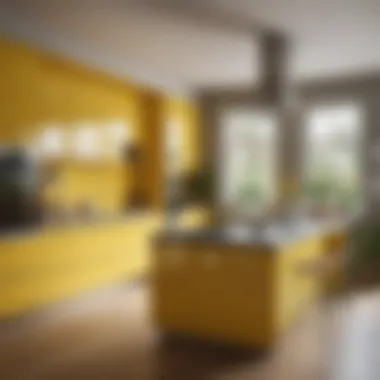 Mellow Yellow Modern Kitchen