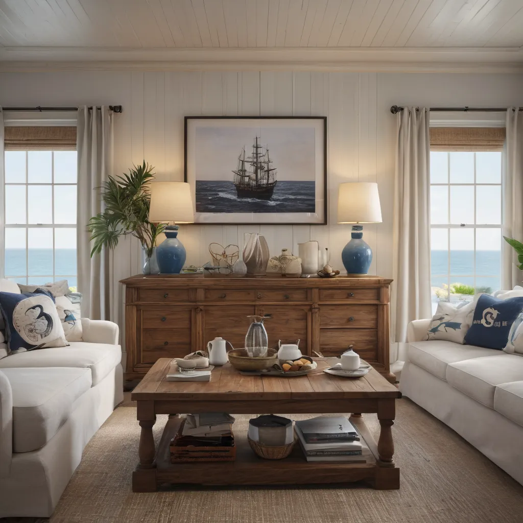 Transform Your Living Room with Serene Coastal Furniture Elements