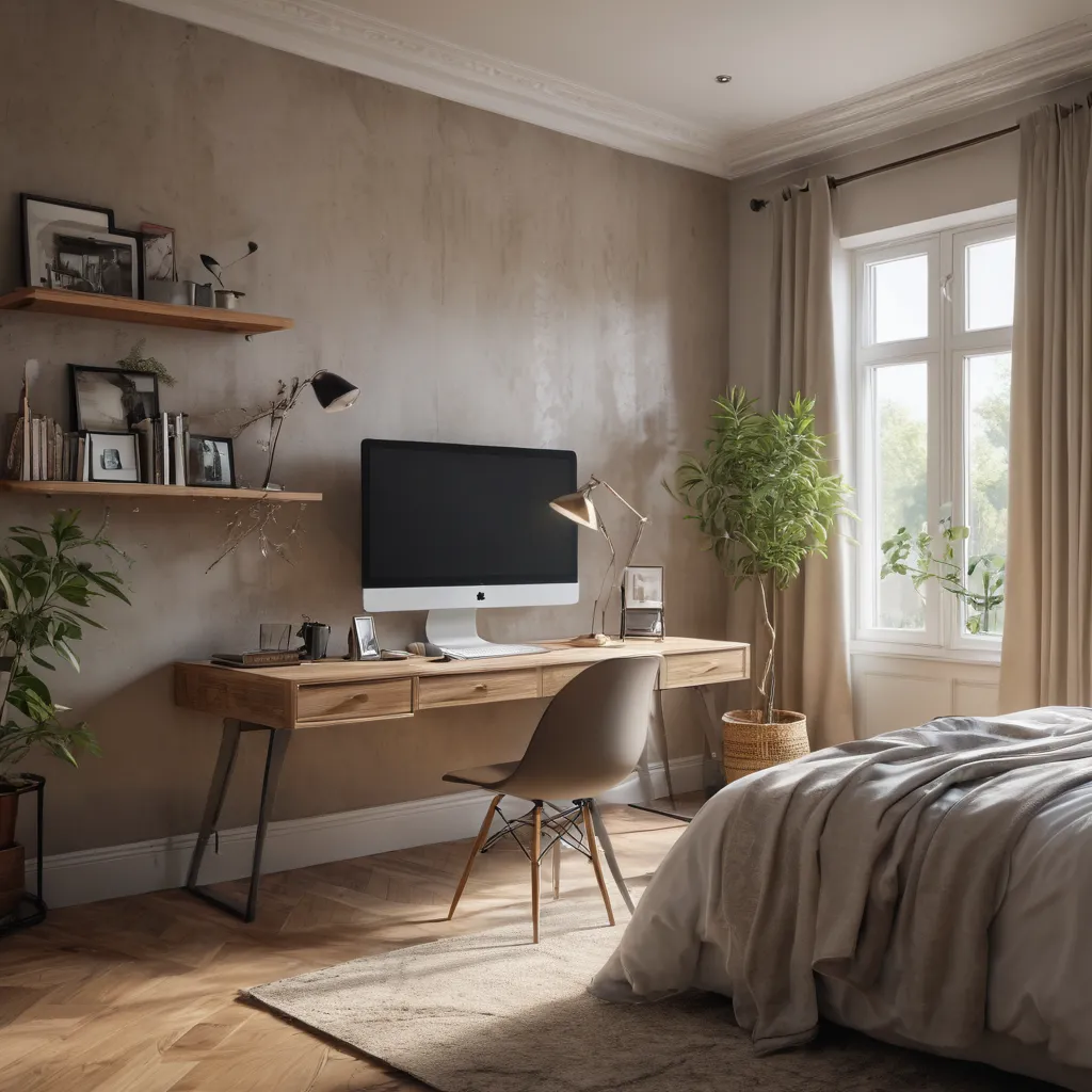 Creating a Stylish Multifunctional Home Office and Bedroom