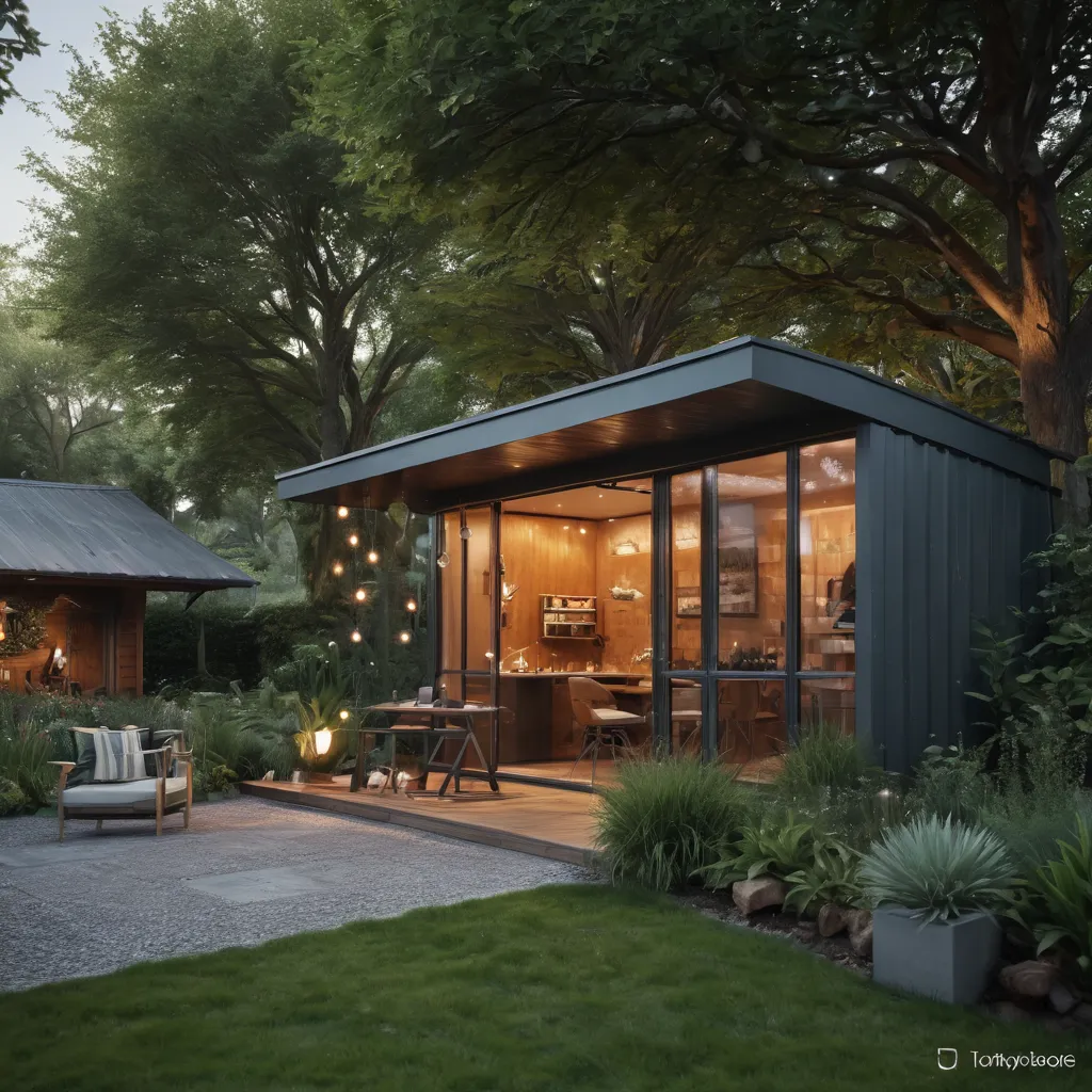 Creating a Productive Backyard Office Shed