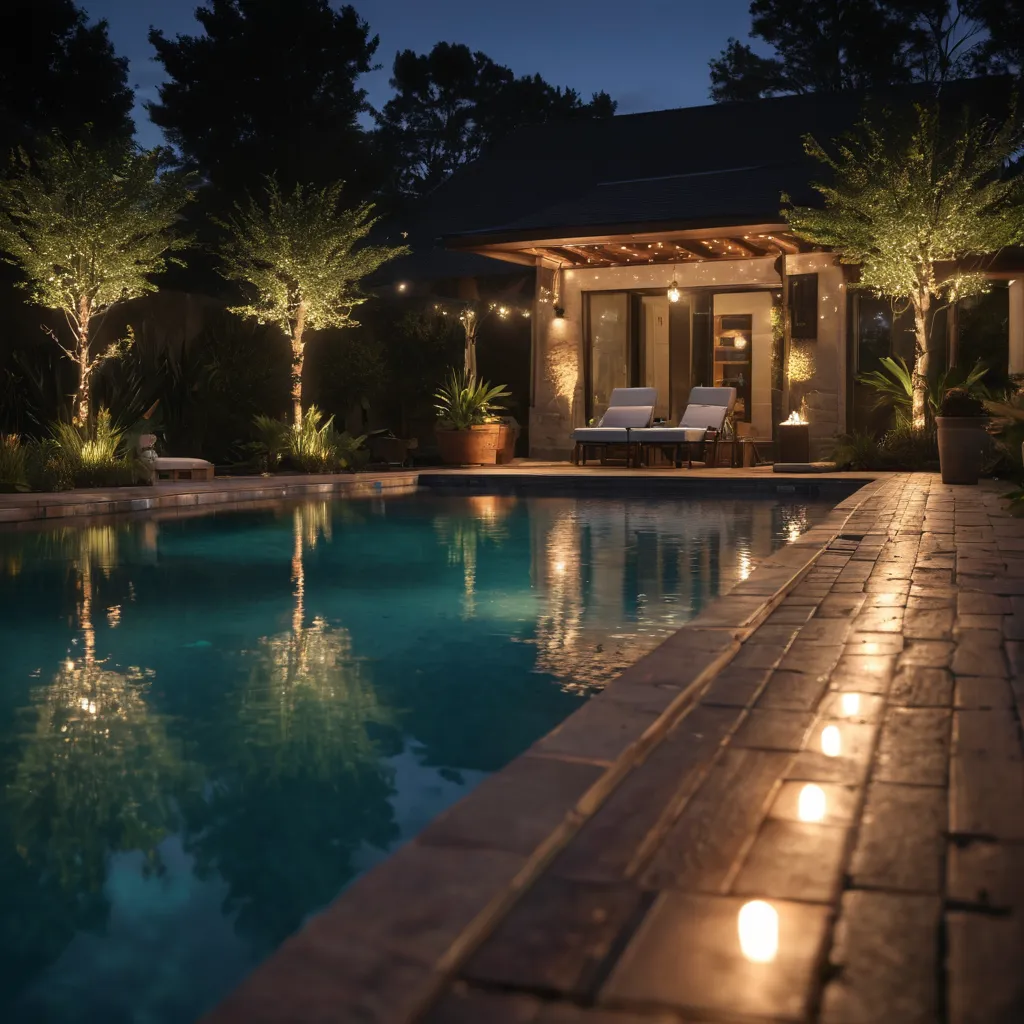 Enhancing Your Pool Area with String Lights