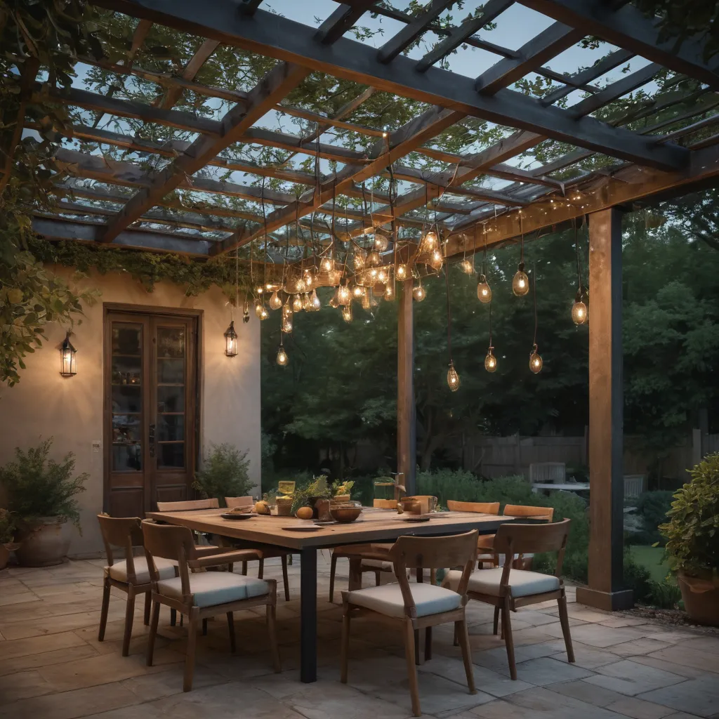 Outdoor Pergola Chandeliers: Blend of Style and Function